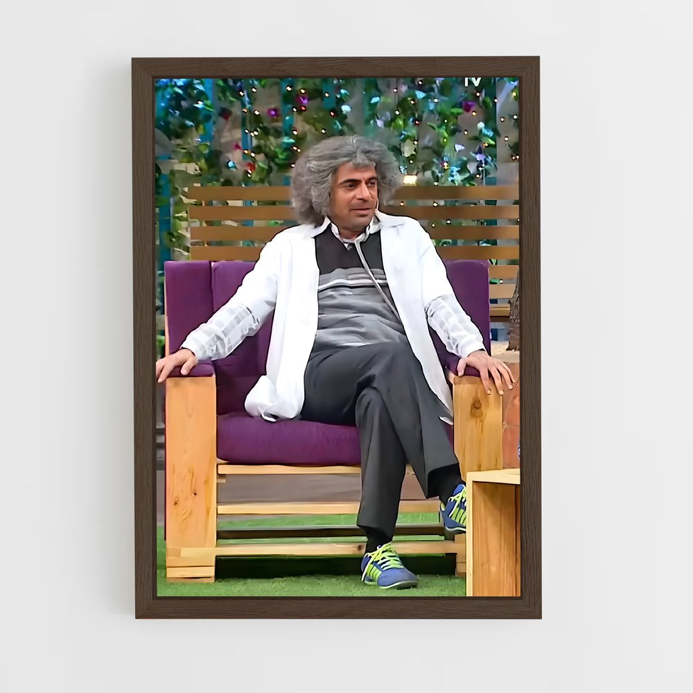 ap-kapil sharma-3 cadre Bois foncé