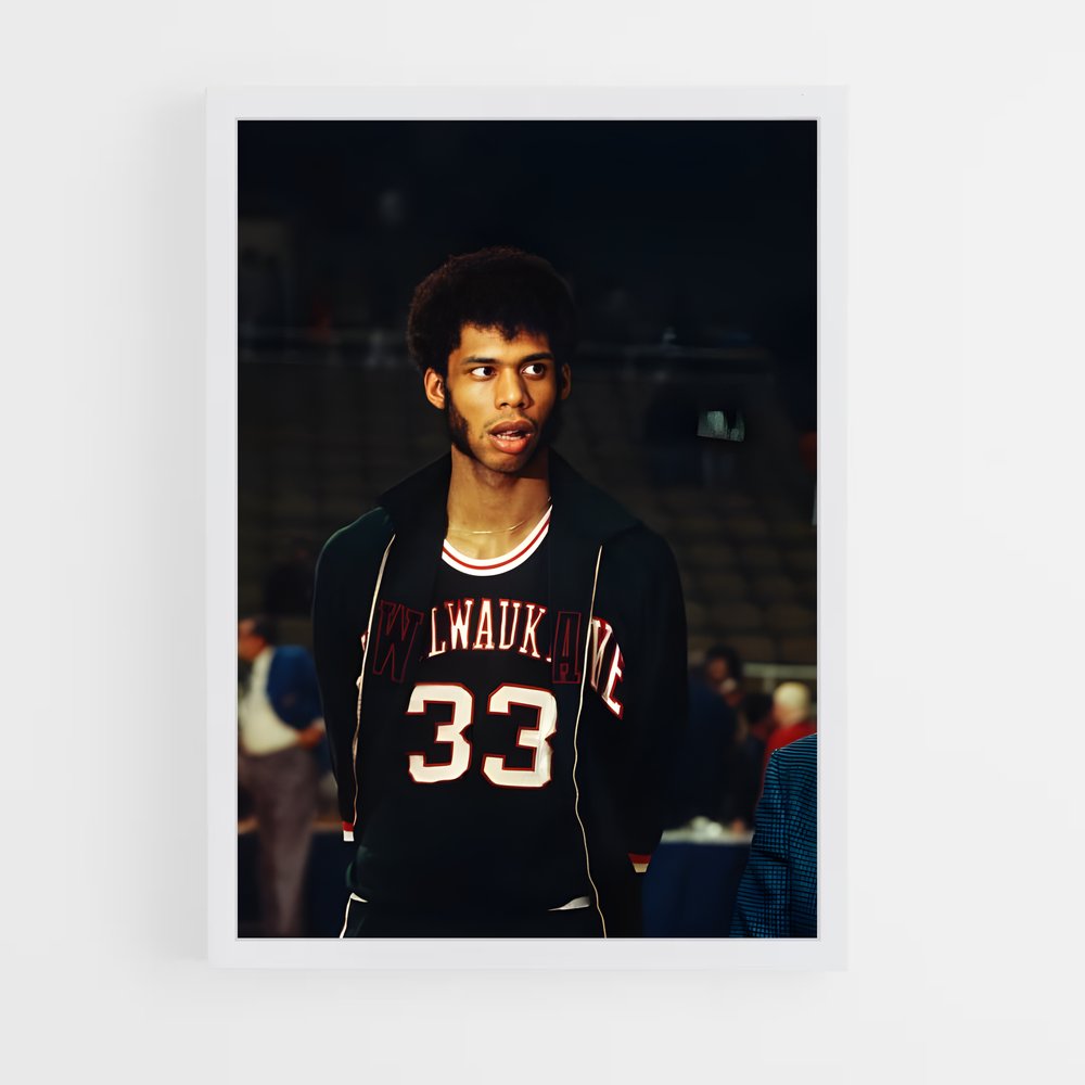 ap-kareem abdul-jabbar-3 cadre Blanc