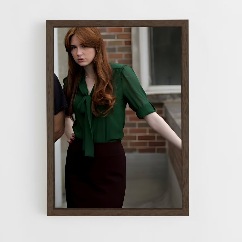 ap-karen gillan-6 cadre Bois foncé