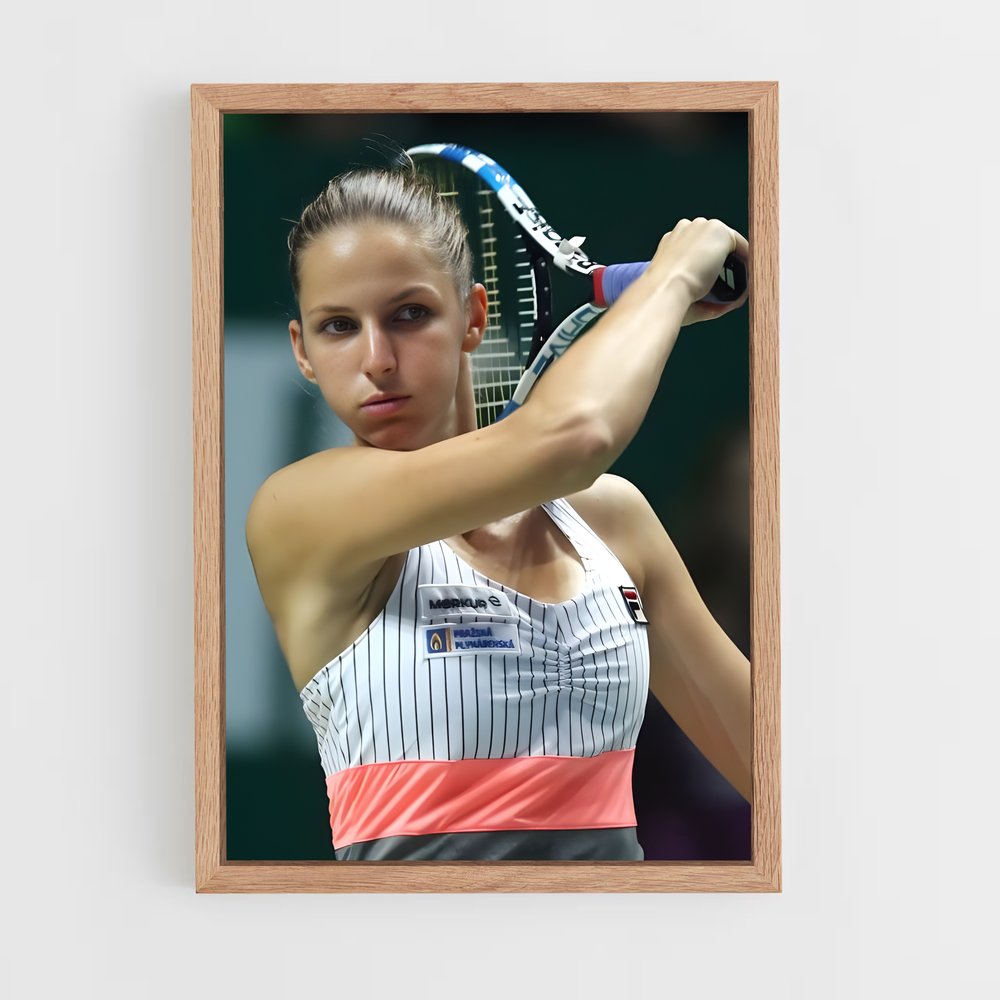ap-karolina pliskova-2 cadre Bois clair
