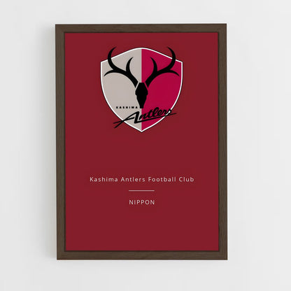 ap-kashima antlers-11 cadre Bois foncé