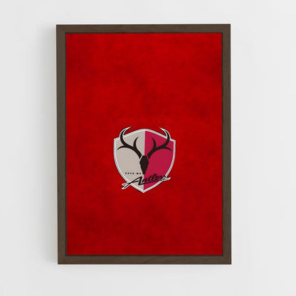ap-kashima antlers-3 cadre Bois foncé