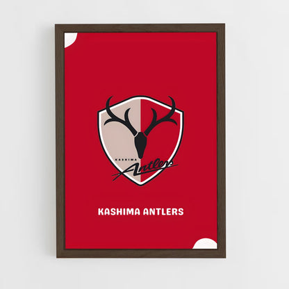 ap-kashima antlers-4 cadre Bois foncé