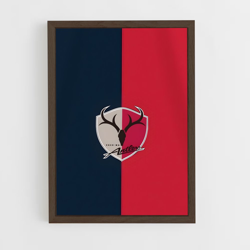 ap-kashima antlers-5 cadre Bois foncé