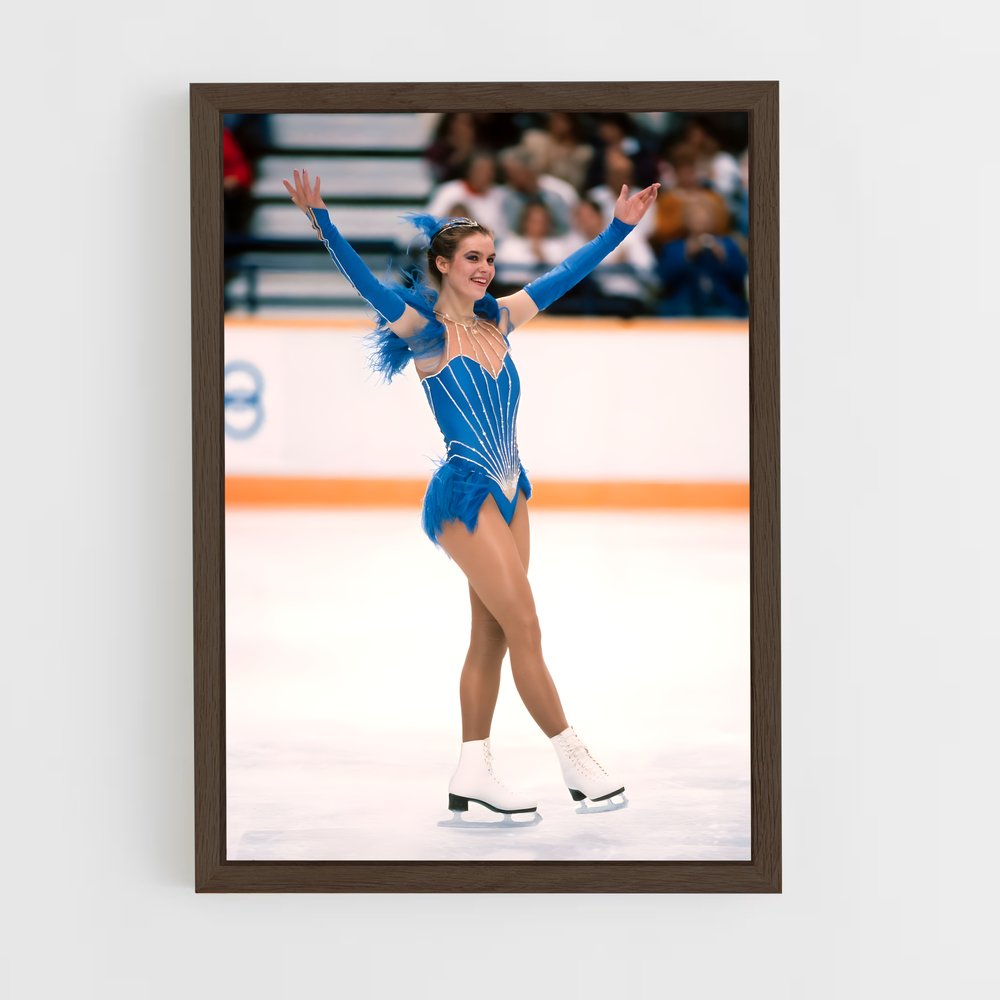 ap-katarina witt-6 cadre Bois foncé