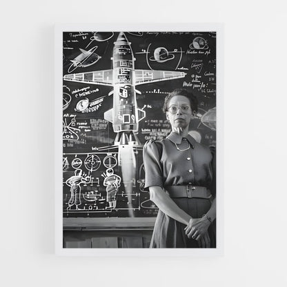 ap-katherine johnson-2 cadre Blanc