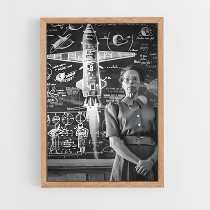 ap-katherine johnson-2 cadre Bois clair