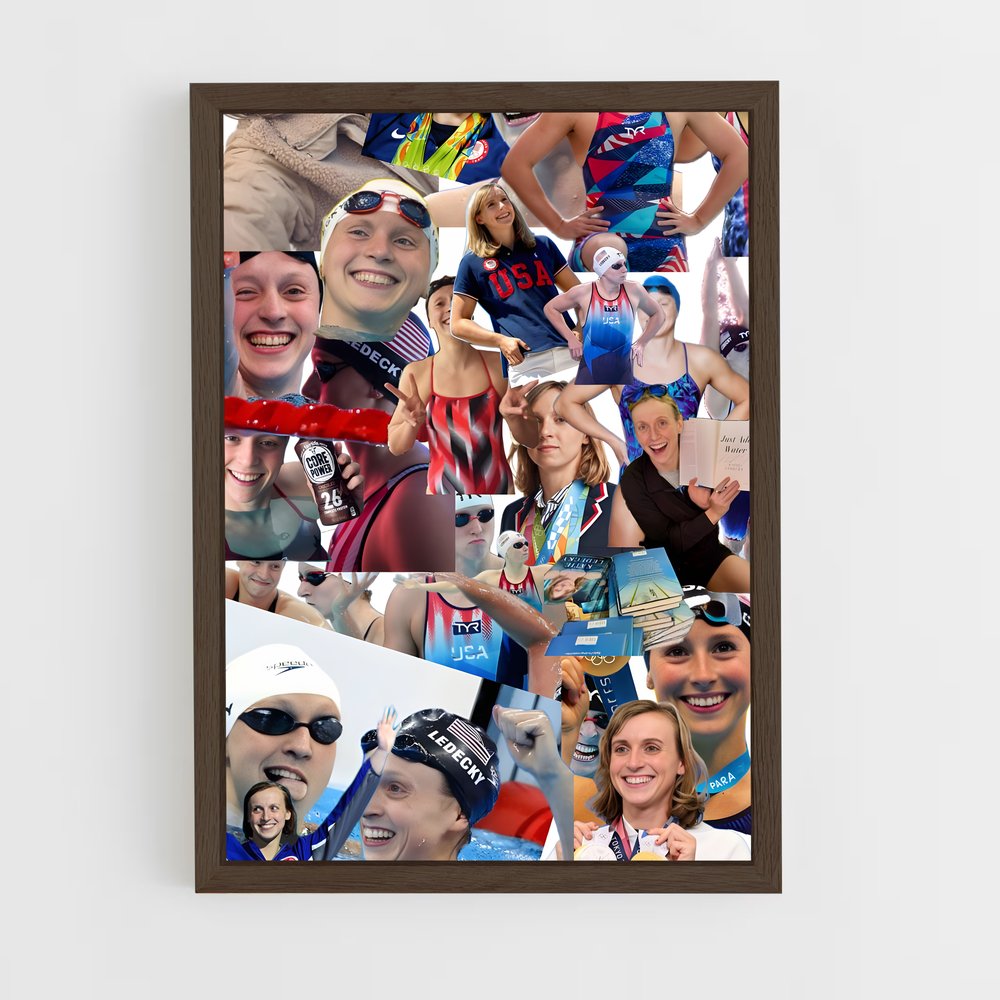 ap-katie ledecky-2 cadre Bois foncé