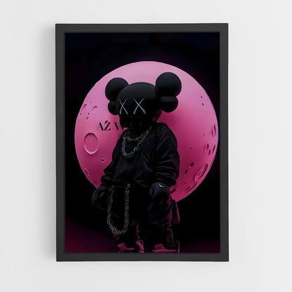 ap-kaws-1 cadre Noir