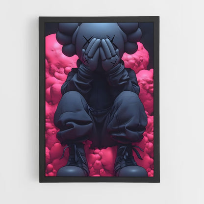 ap-kaws-13 cadre Noir