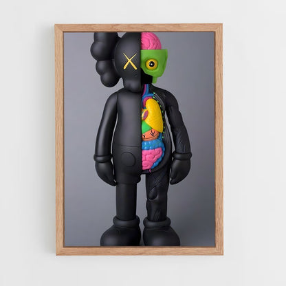 ap-kaws-15 cadre Bois clair