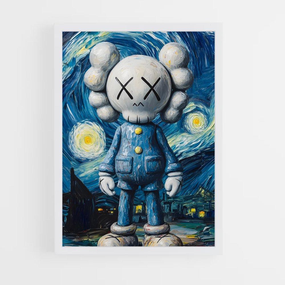 ap-kaws-4 cadre Blanc
