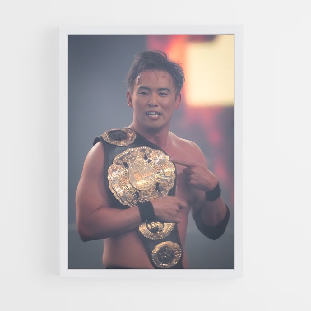 ap-kazuchika okada-3 cadre Blanc