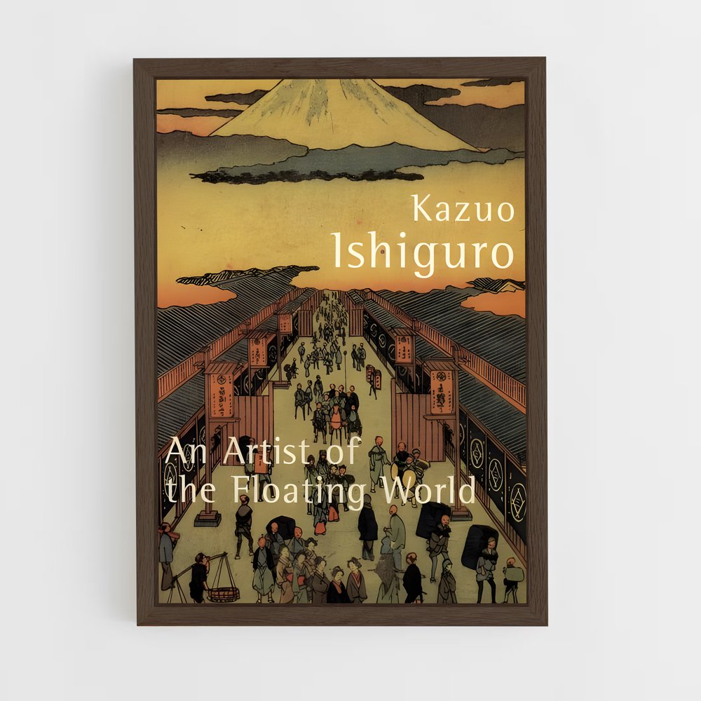 ap-kazuo ishiguro-3 cadre Bois foncé