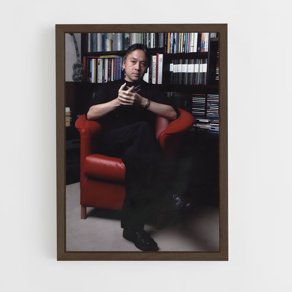 ap-kazuo ishiguro-5 cadre Bois foncé