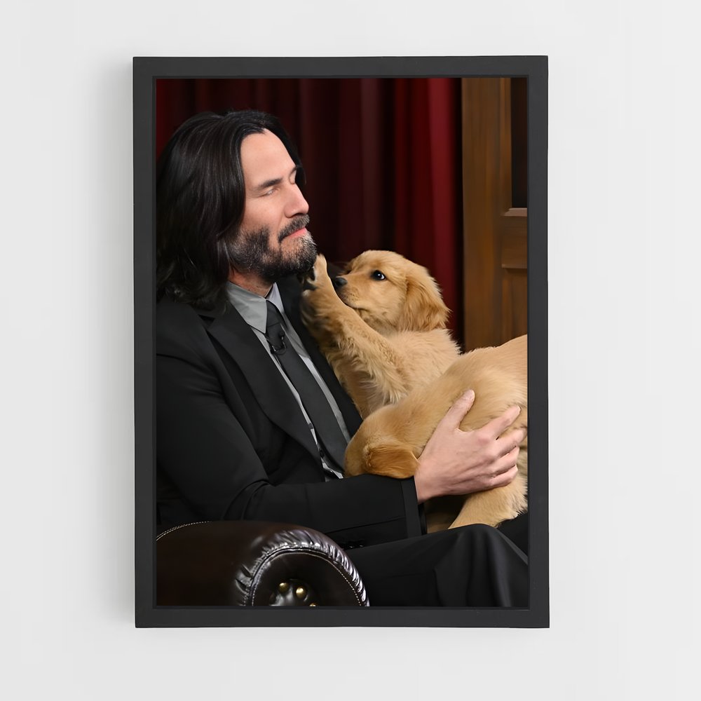 ap-keanu reeves-4 cadre Noir