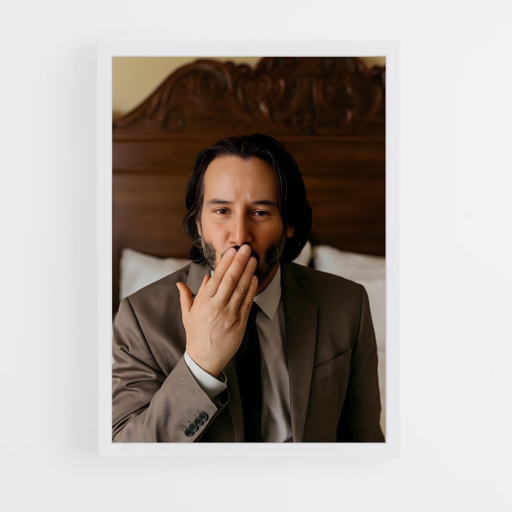 ap-keanu reeves-9 cadre Blanc