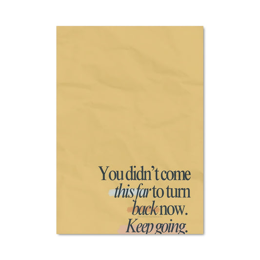 Poster Continuez à Avancer