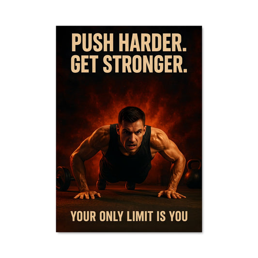 Poster Keep Pushing Forward