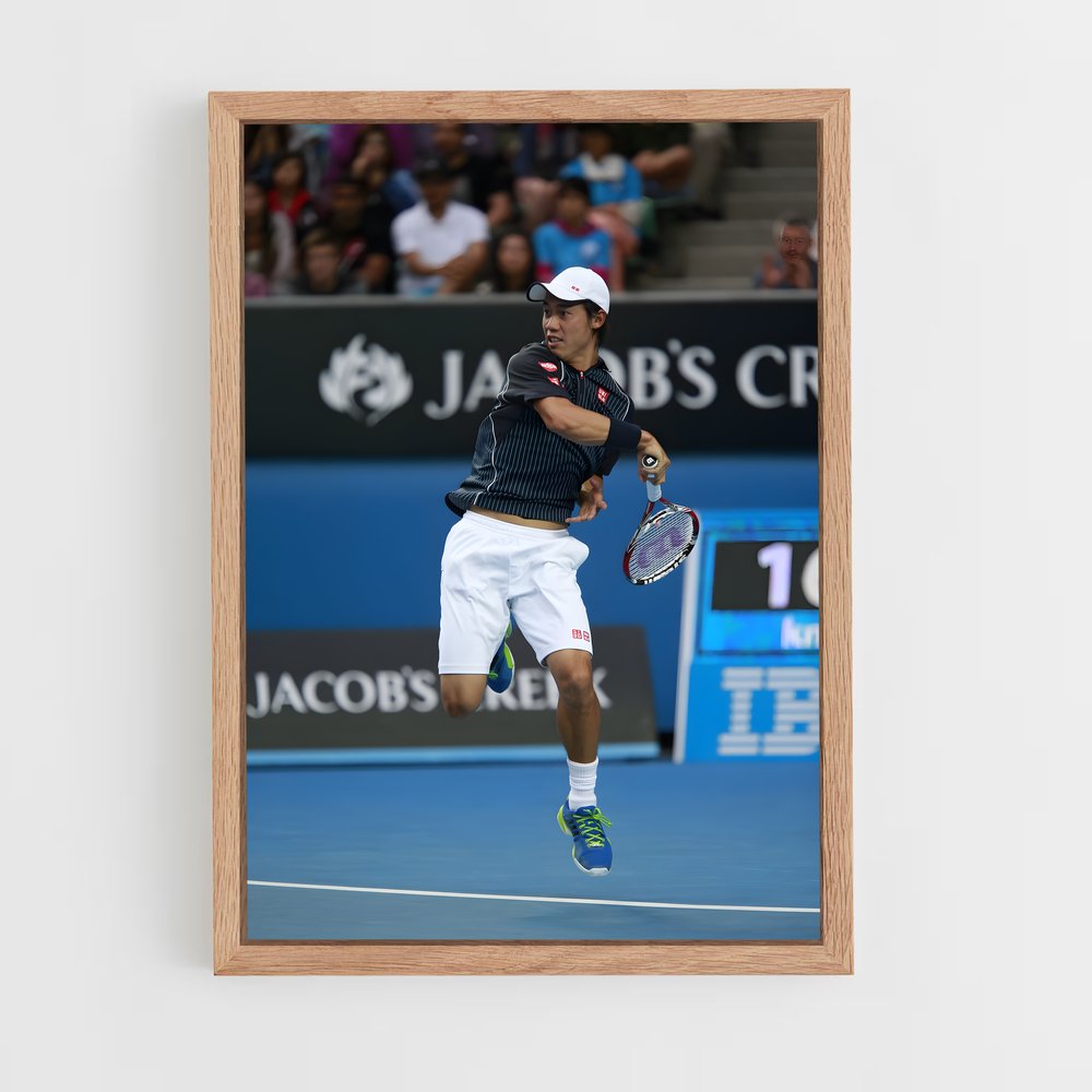 ap-kei nishikori-3 cadre Bois clair