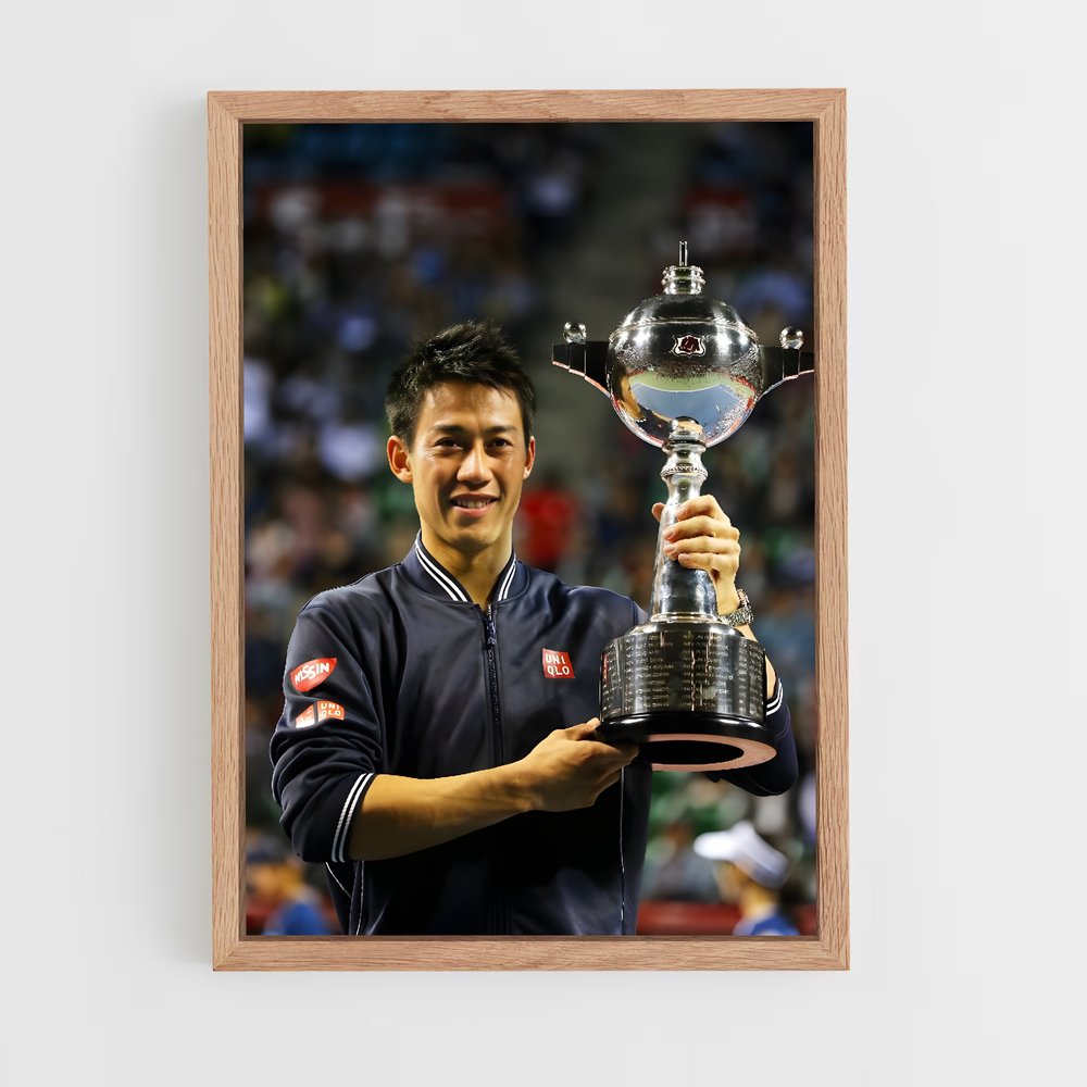 ap-kei nishikori-4 cadre Bois clair
