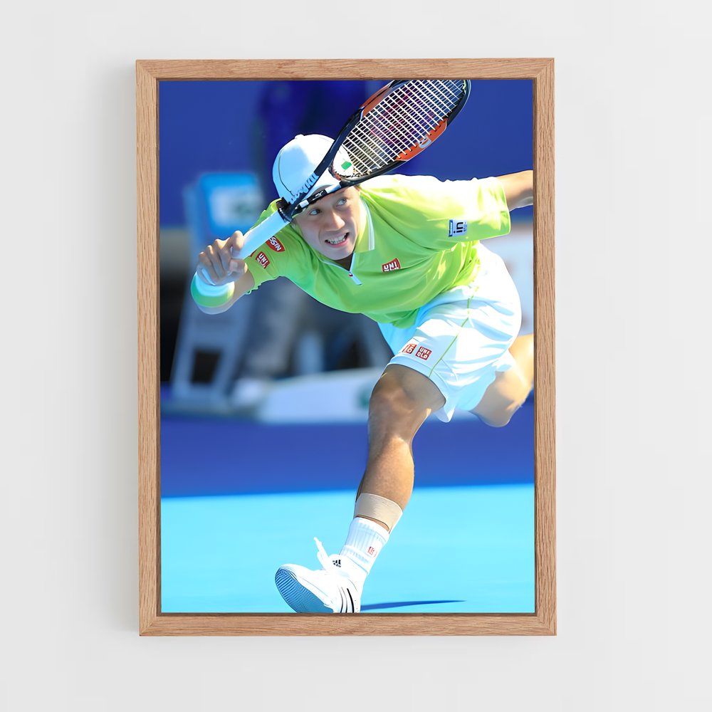 ap-kei nishikori-5 cadre Bois clair