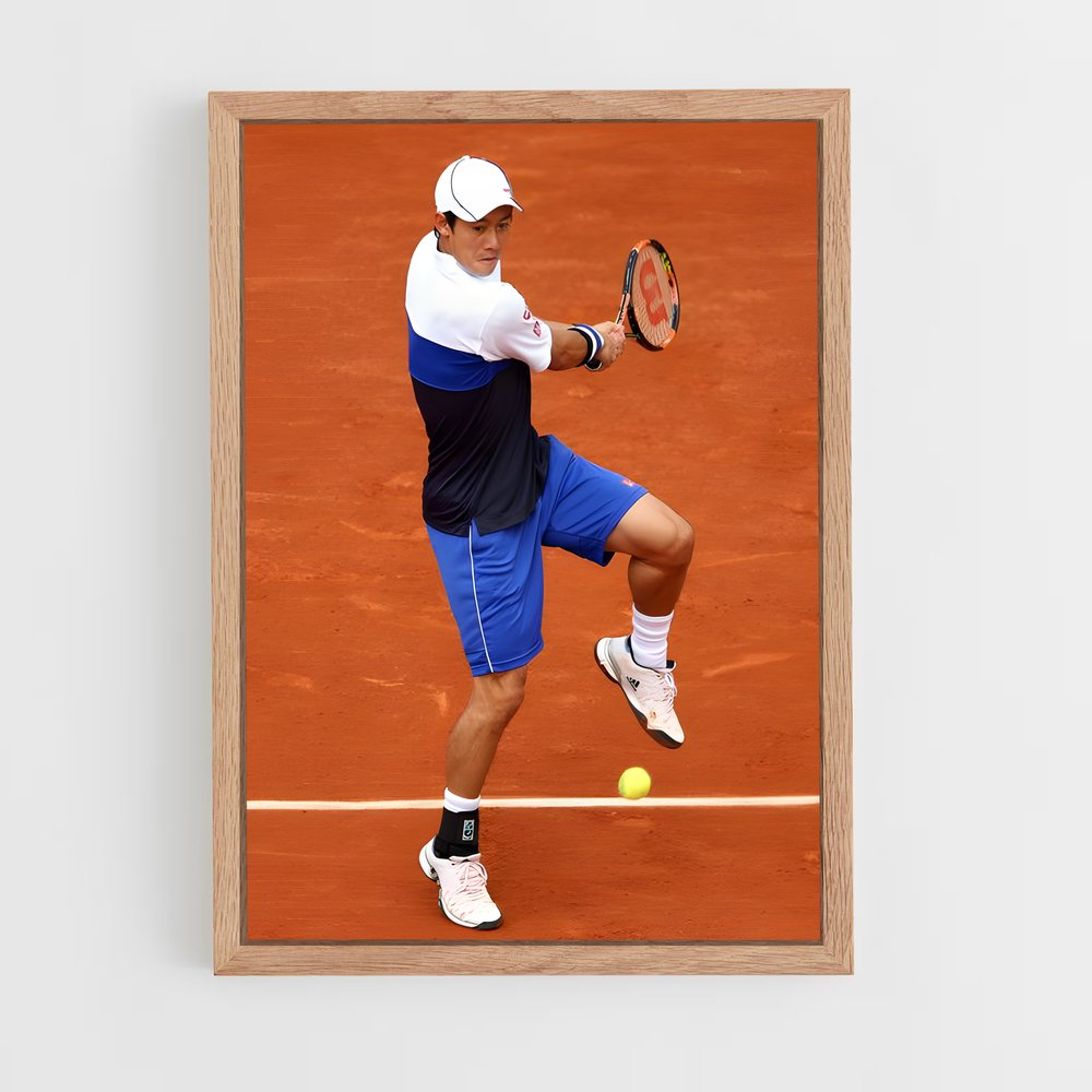 ap-kei nishikori-9 cadre Bois clair