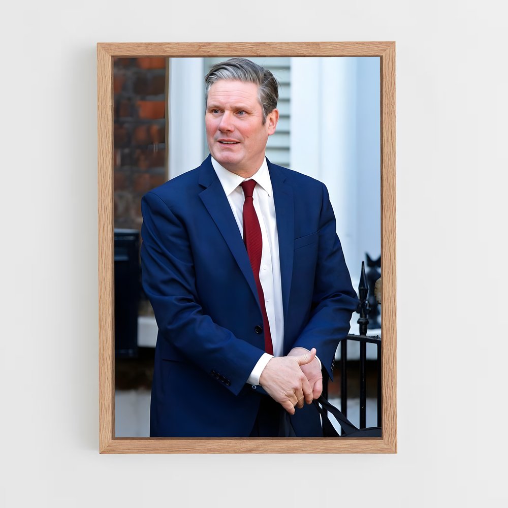 ap-keir starmer-4 cadre Bois clair