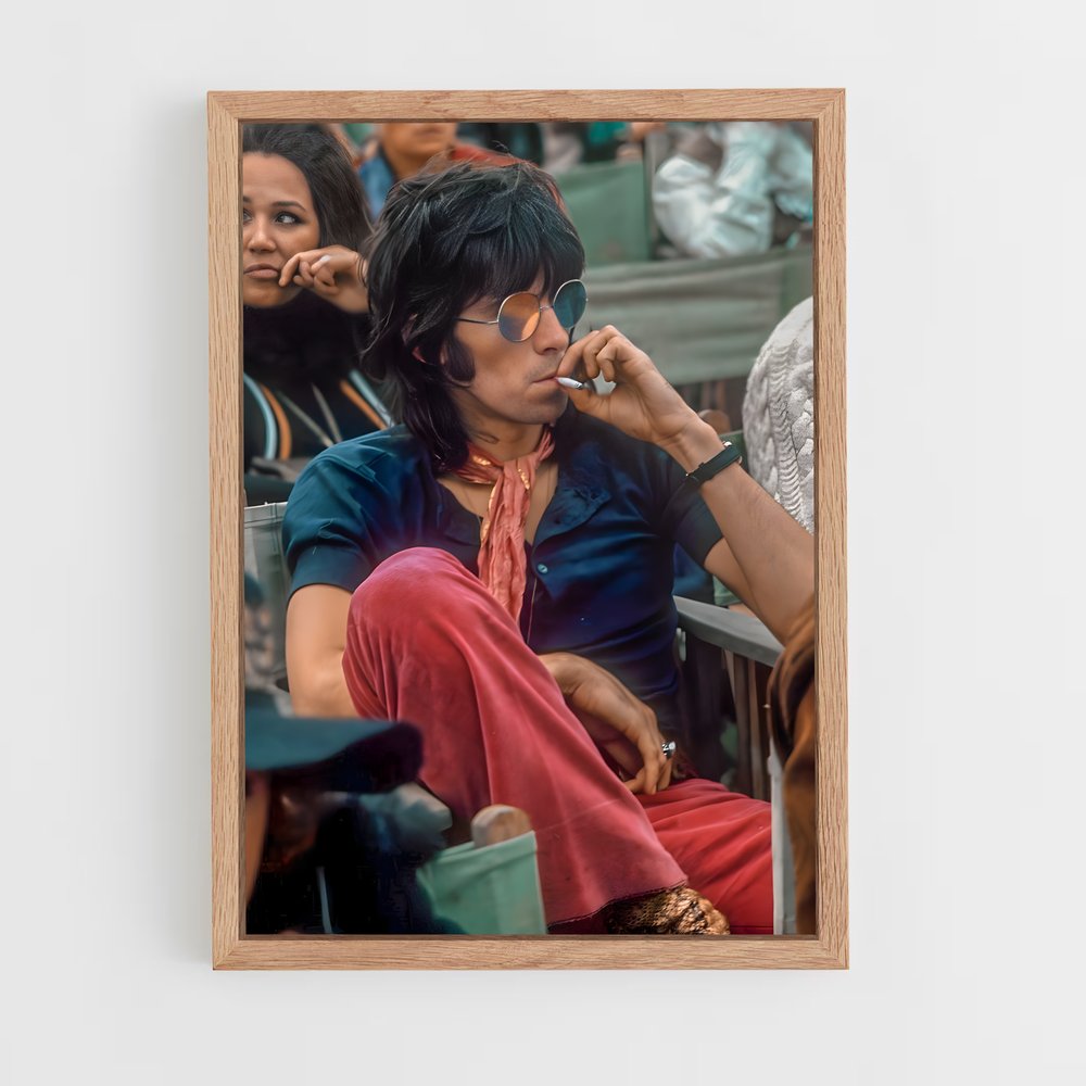 ap-keith richards-3 cadre Bois clair