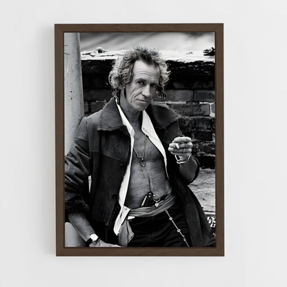 ap-keith richards-6 cadre Bois foncé