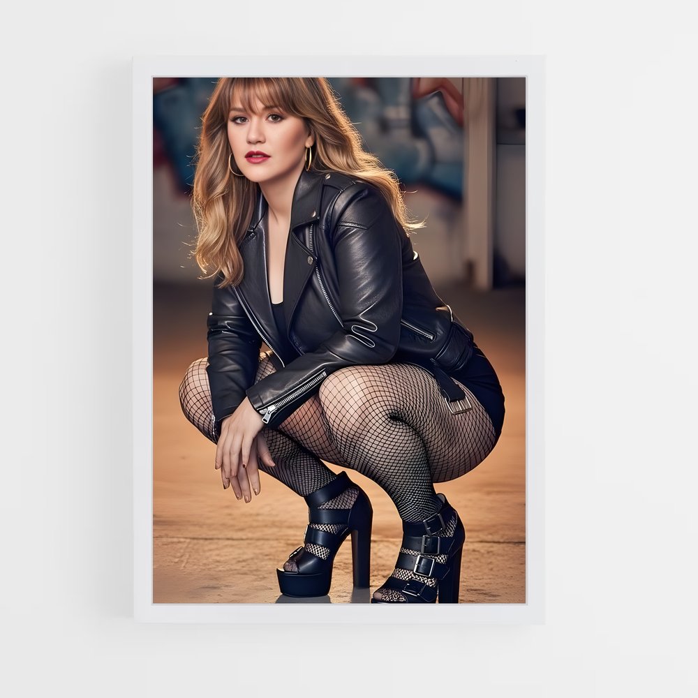 ap-kelly clarkson-9 cadre Blanc