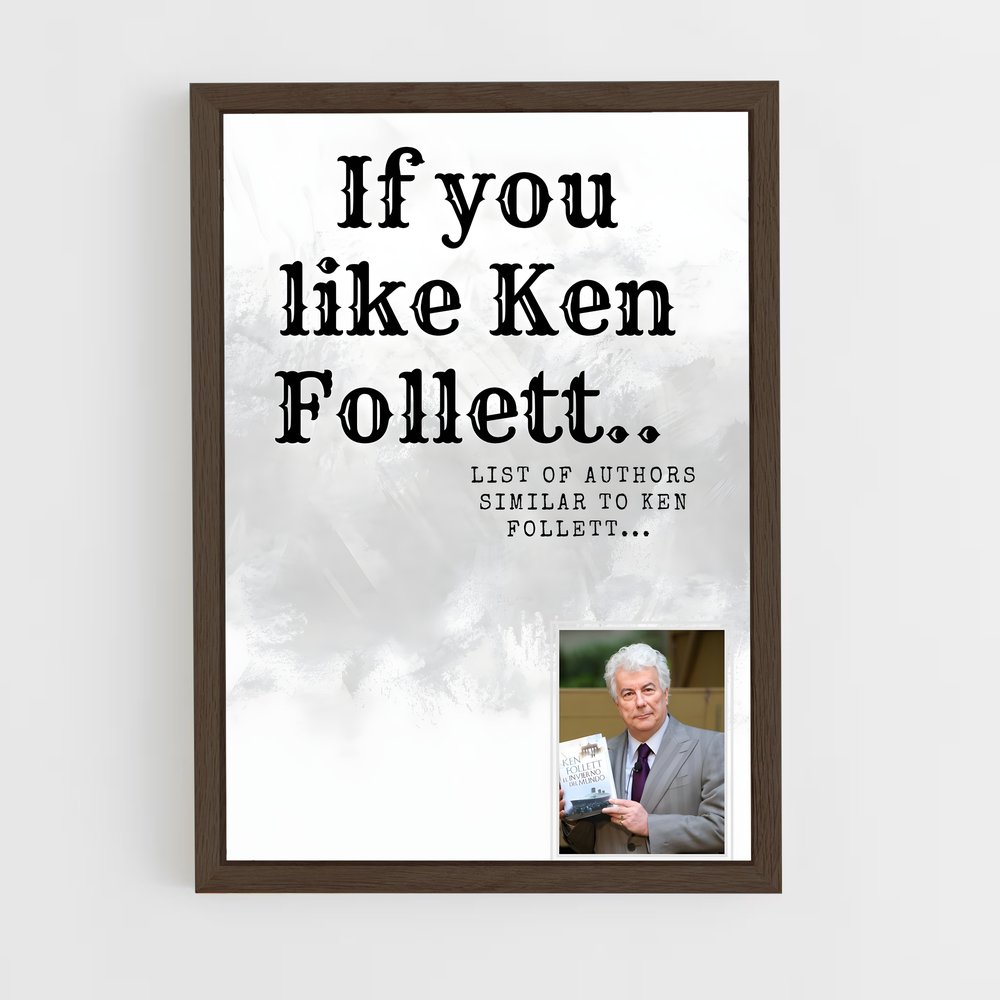 ap-ken follett-1 cadre Bois foncé