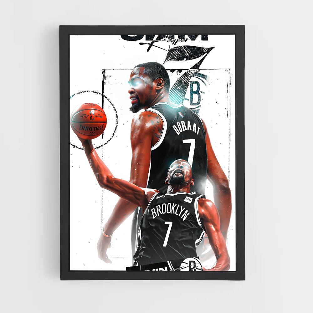 ap-kevin durant-5 cadre Noir