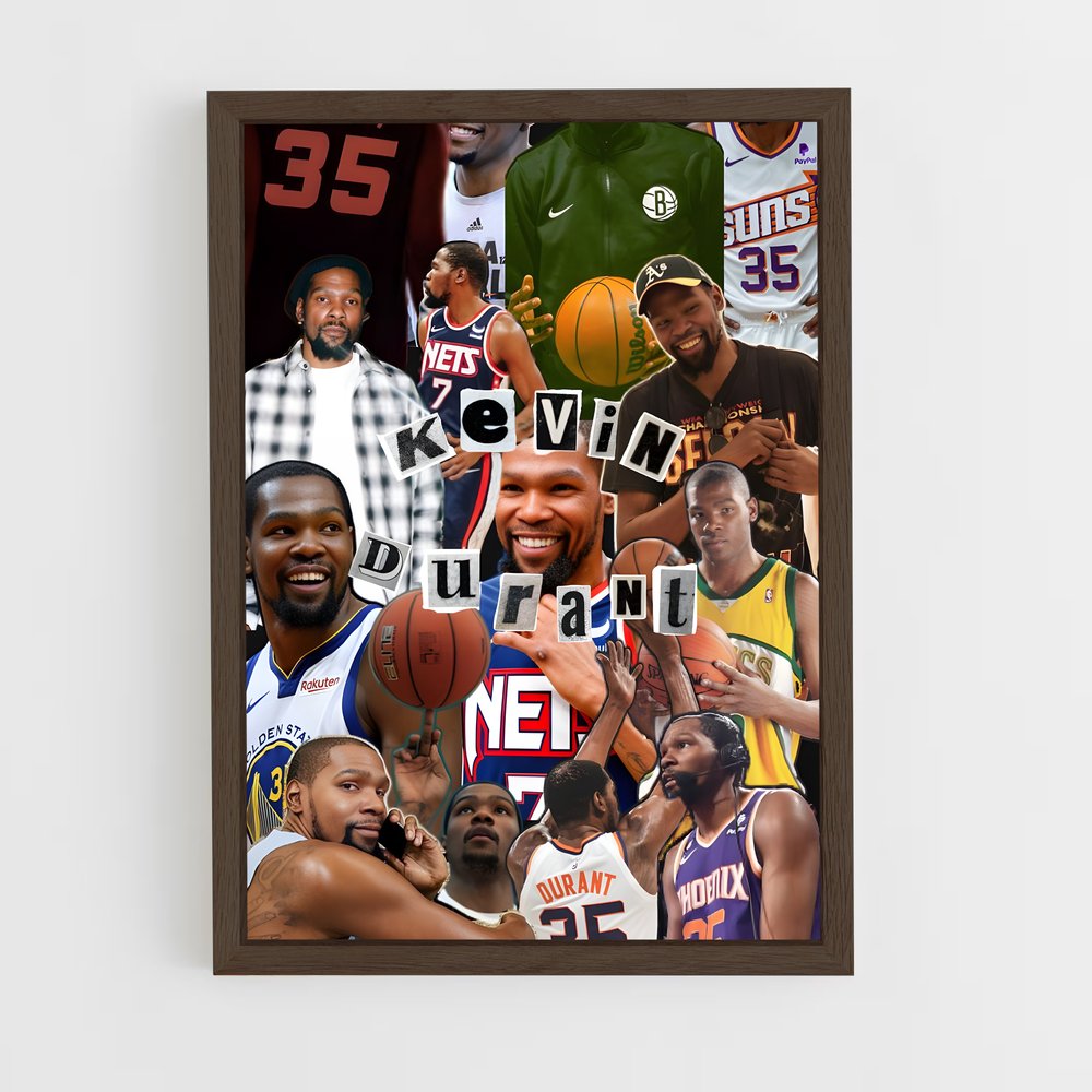 ap-kevin durant-6 cadre Bois foncé