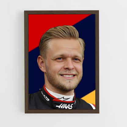 ap-kevin magnussen-10 cadre Bois foncé
