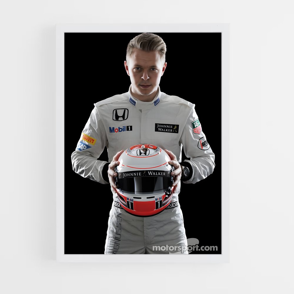 ap-kevin magnussen-9 cadre Blanc