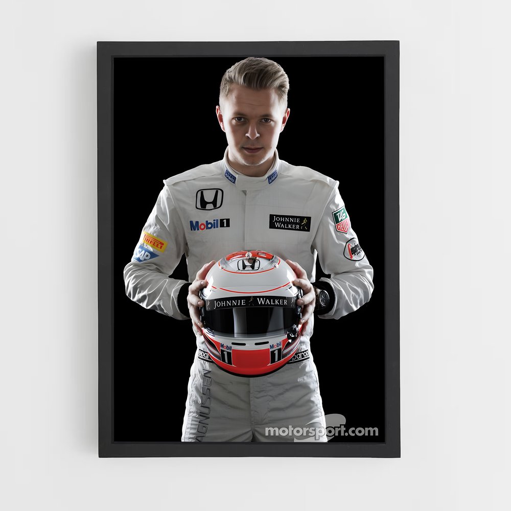 ap-kevin magnussen-9 cadre Noir