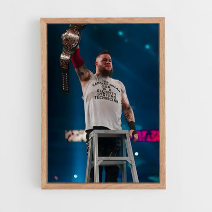 ap-kevin owens-1 cadre Bois clair