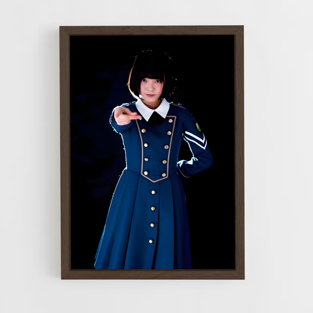 ap-keyakizaka46-3 cadre Bois foncé