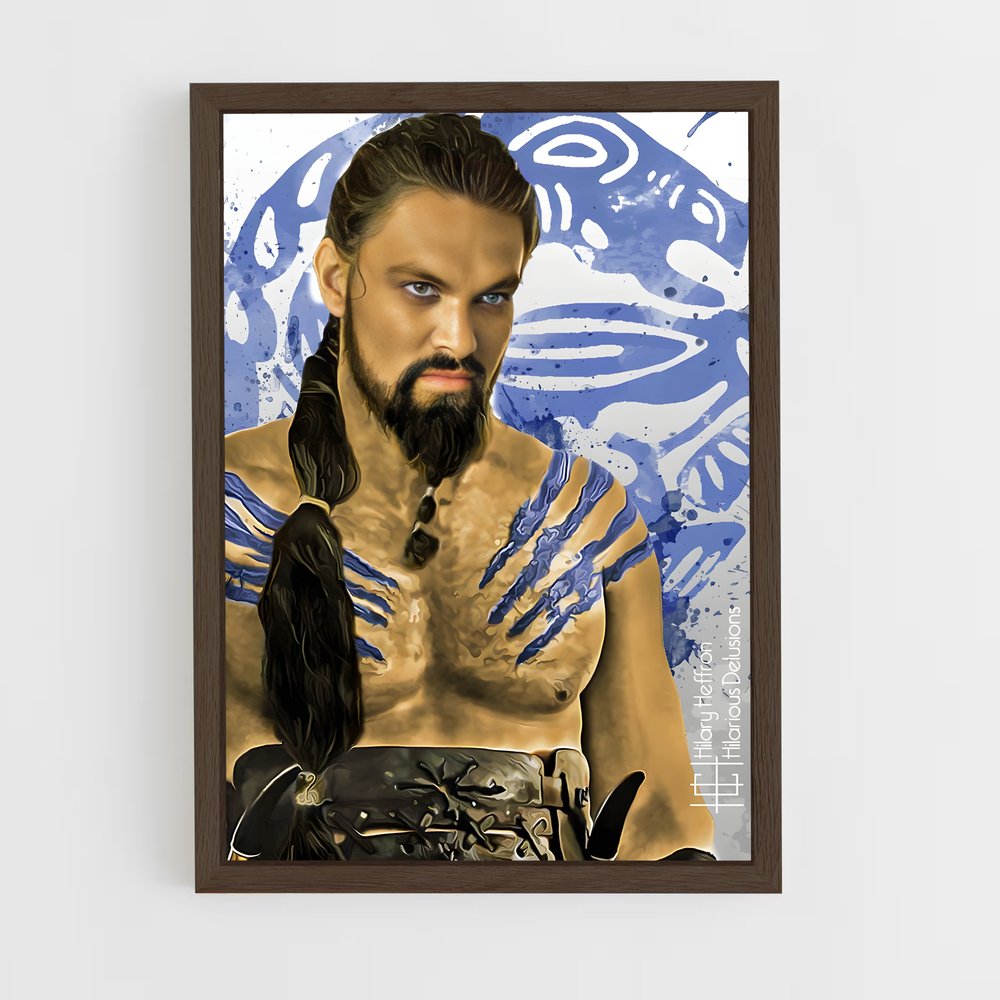 ap-khal drogo-6 cadre Bois foncé