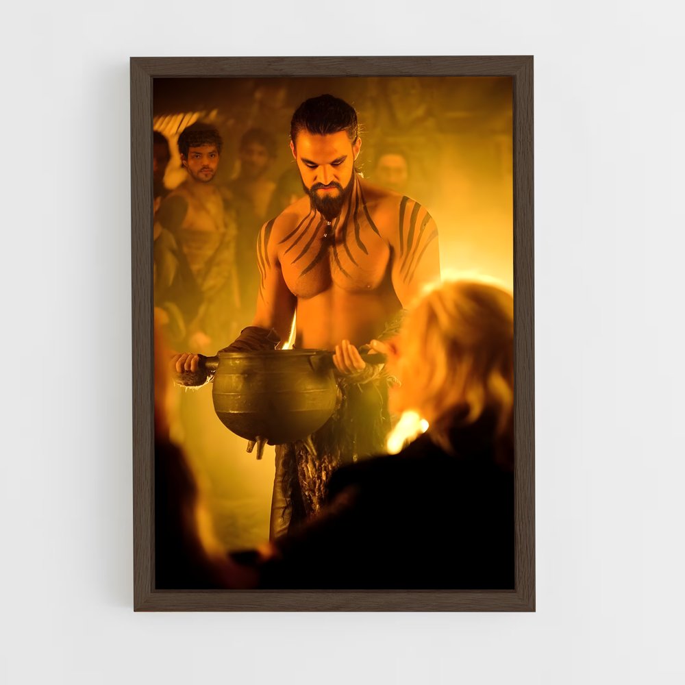 ap-khal drogo-8 cadre Bois foncé