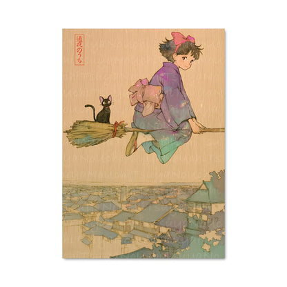 Poster Kiki et le Chat Magique