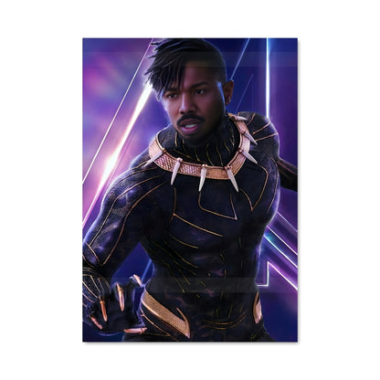 Poster Killmonger en Action