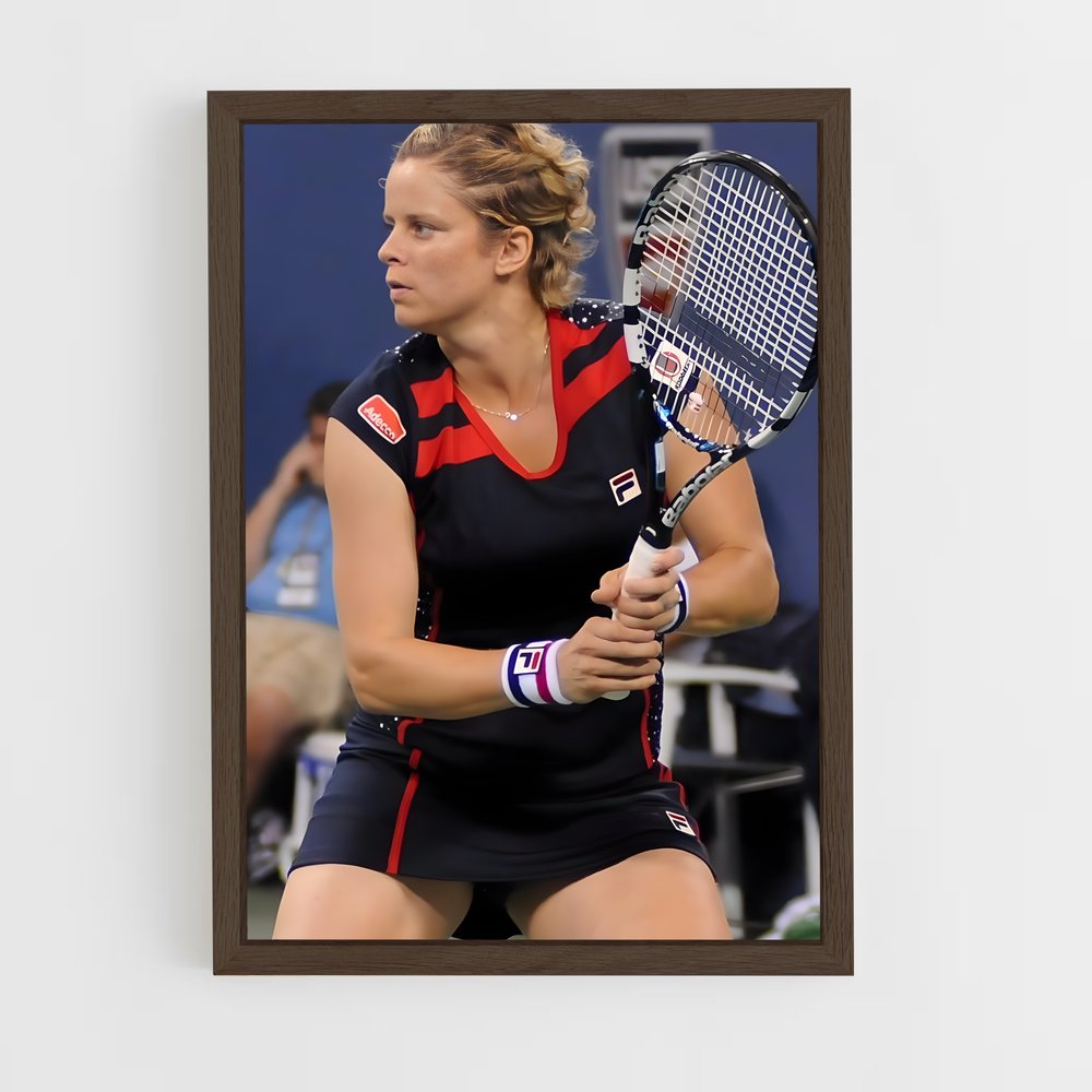 ap-kim clijsters-3 cadre Bois foncé