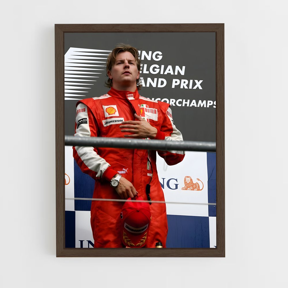 ap-kimi raikkonen-2 cadre Bois foncé