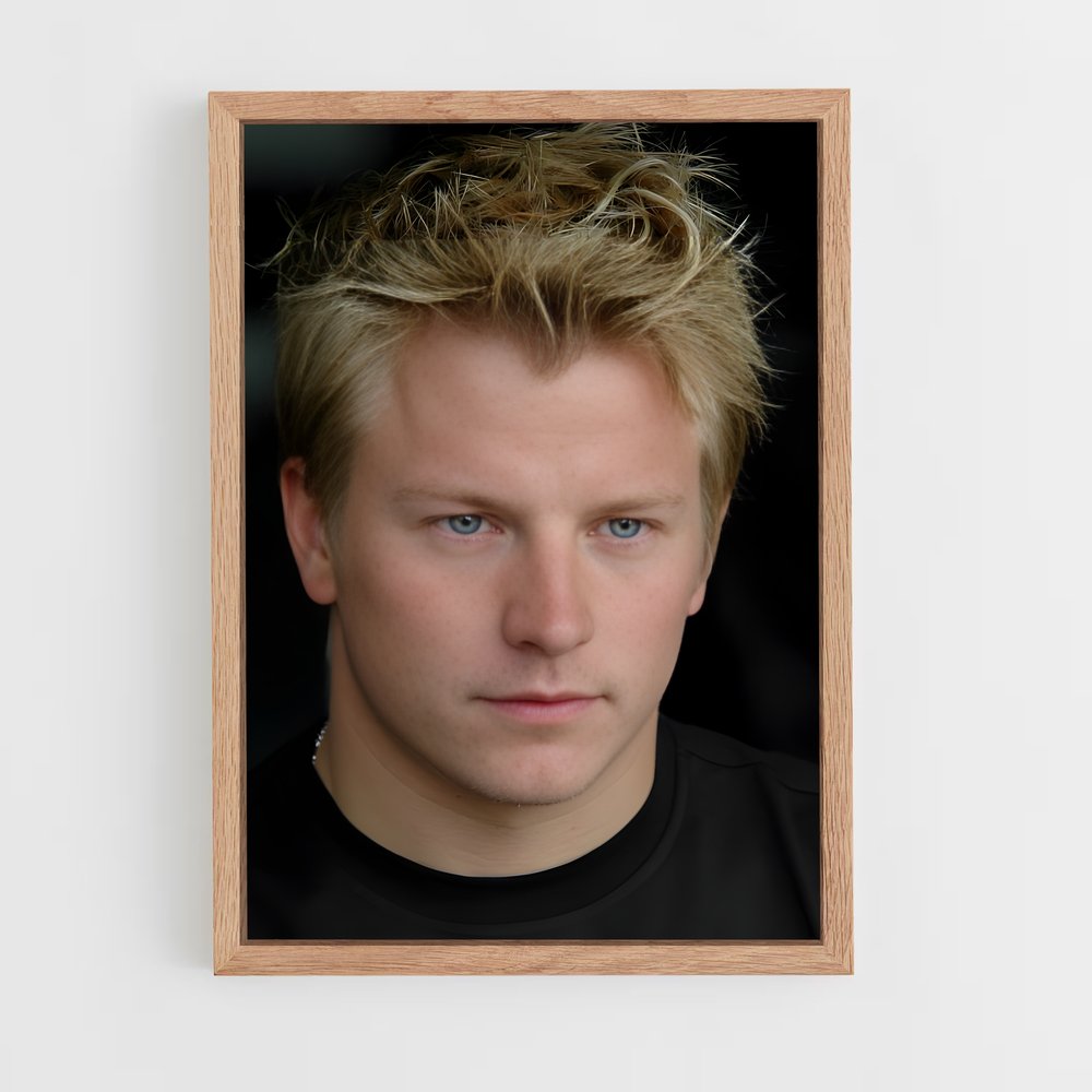 ap-kimi raikkonen-3 cadre Bois clair