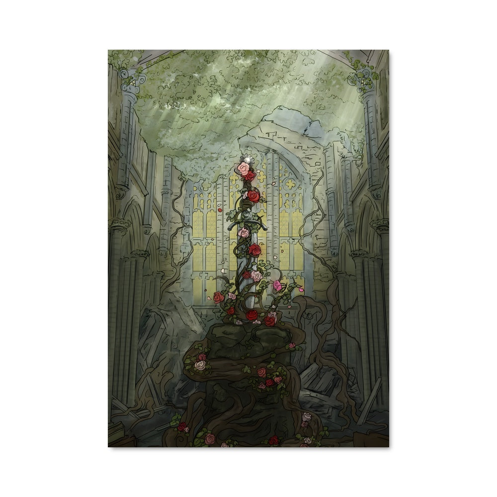 Poster Fontaine Enchantée