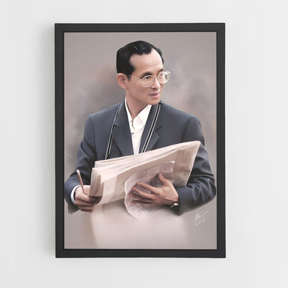 ap-king bhumibol adulyadej-1 cadre Noir