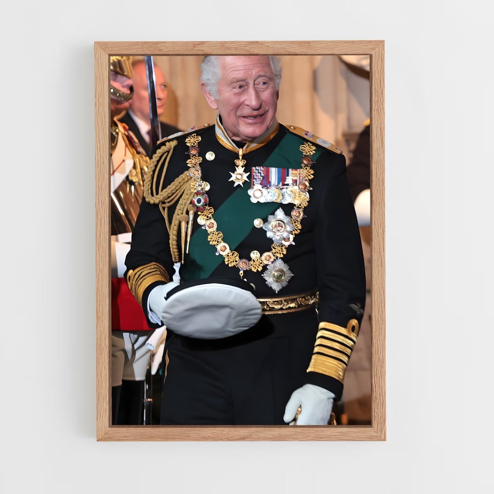 ap-king charles iii-12 cadre Bois clair