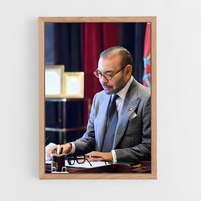 ap-king mohammed vi-1 cadre Bois clair